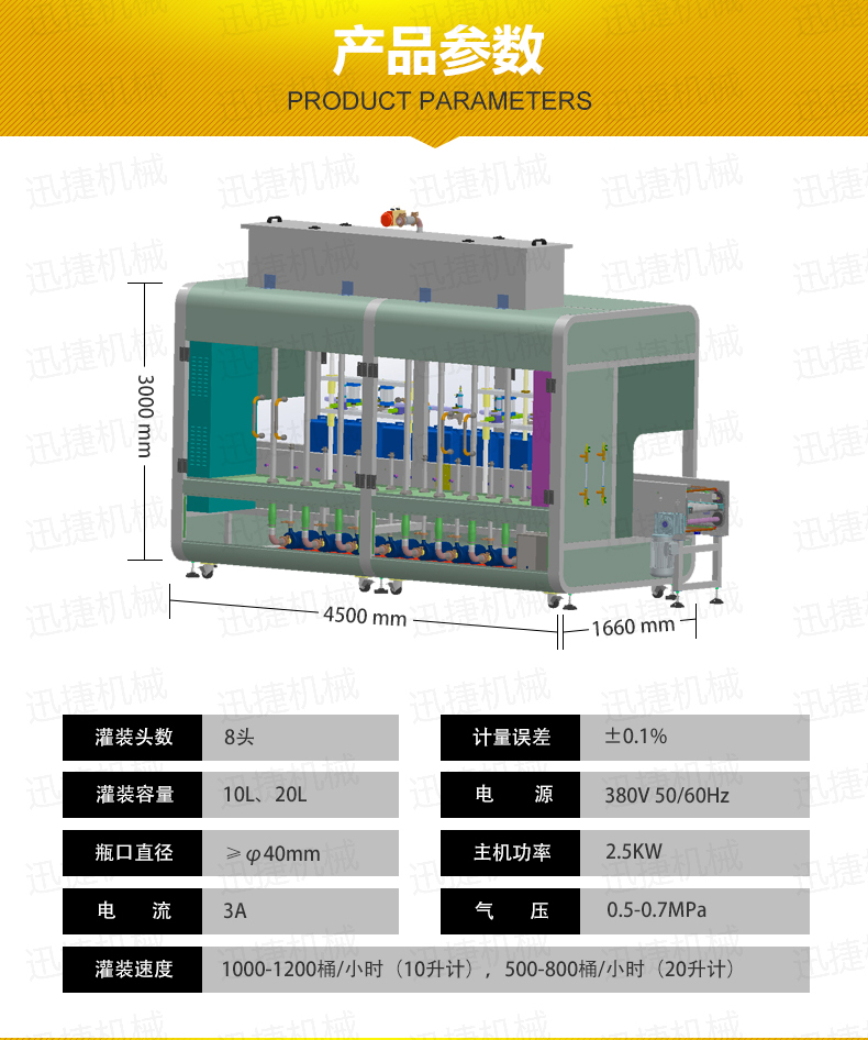 六頭柱塞式潤(rùn)滑油灌裝機(jī)